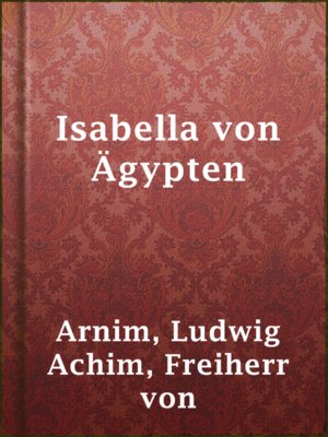 cover image of Isabella von Ägypten